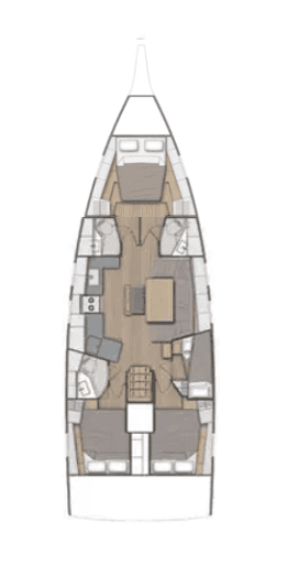 Układ Oceanis 46.1