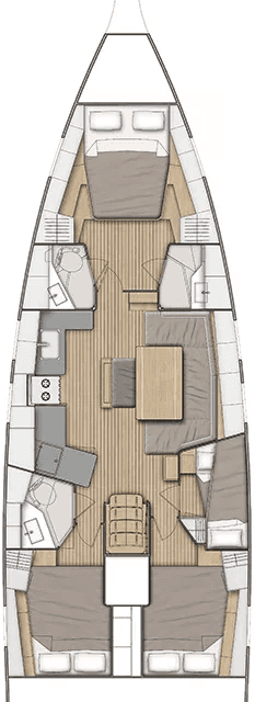 Bootslayouts Oceanis 46.1