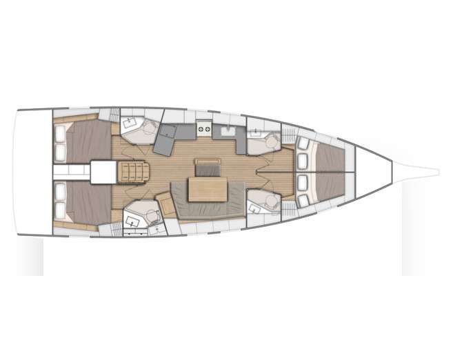 Bootslayouts Oceanis 46.1