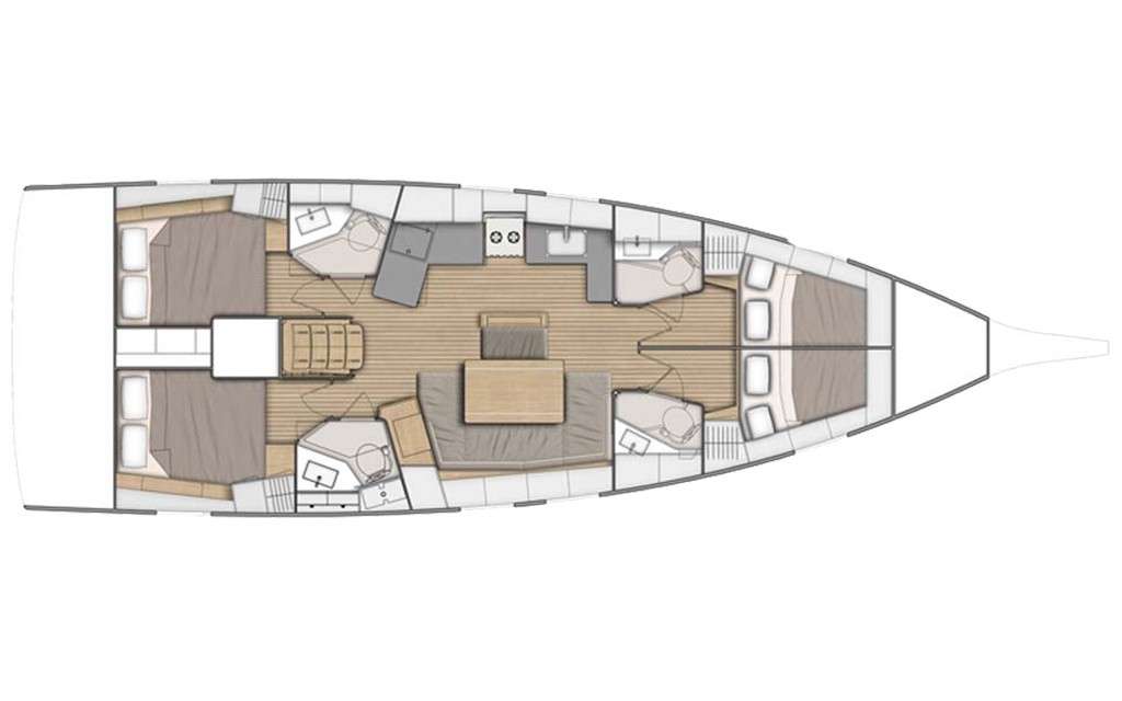 Bootslayouts Oceanis 46.1