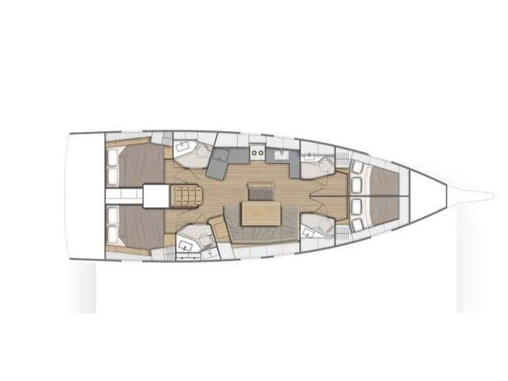 Bootslayouts Oceanis 46.1