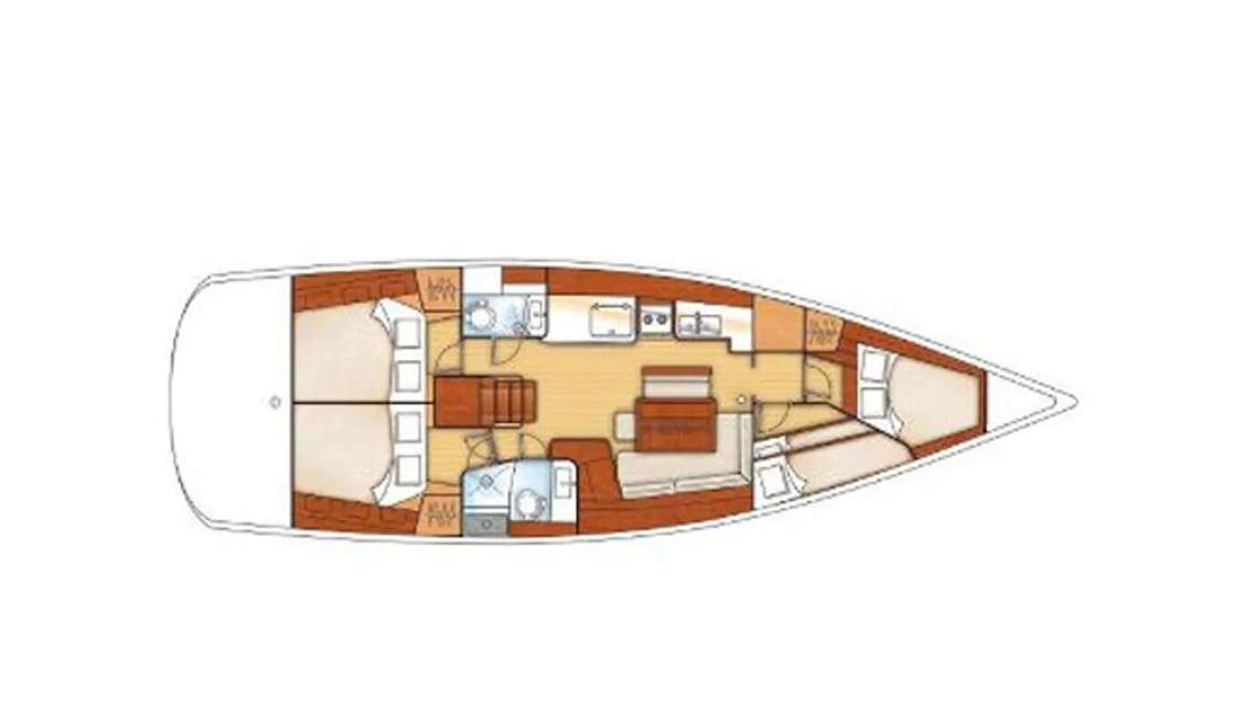 Bootslayouts Oceanis 46