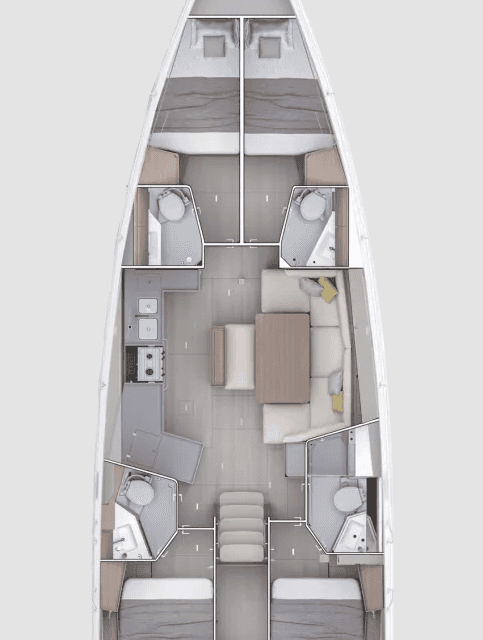 Układ Oceanis 47