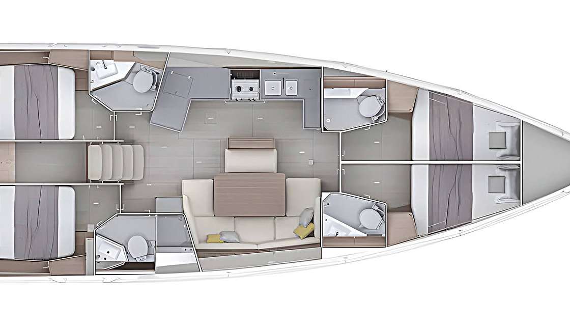Układ Oceanis 47