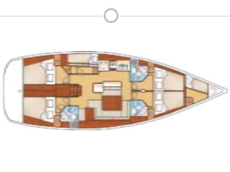 Plans du bateau Oceanis 50 Family