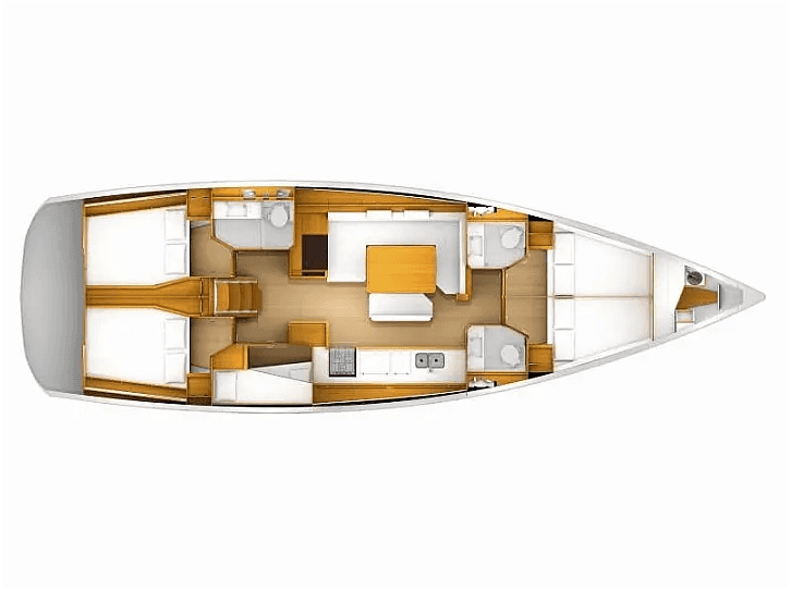 Plans du bateau Oceanis 51.1