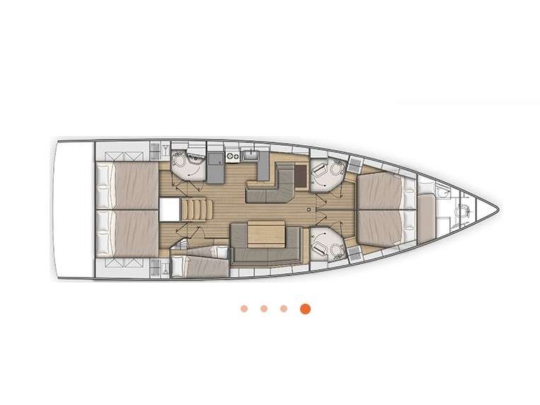 Układ Oceanis 51.1