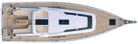 План яхты Oceanis 51.1