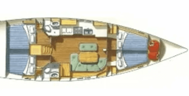 Plans du bateau Oceanis 473