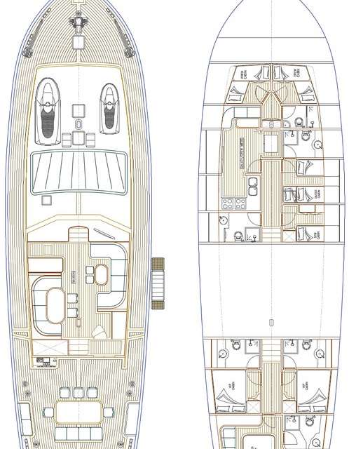 Plans du bateau Pacha