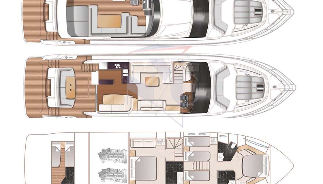 Bootslayouts Princess F55