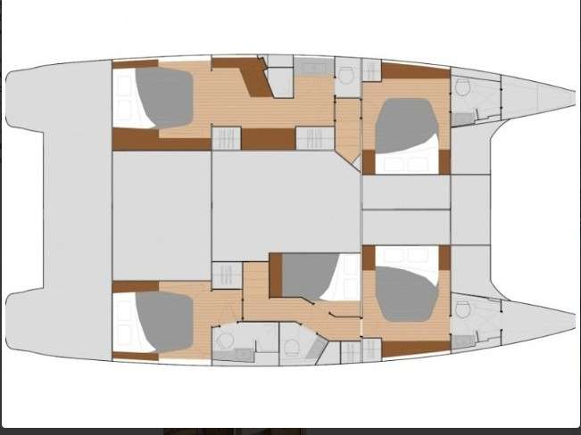 Piano della barca Saba 50