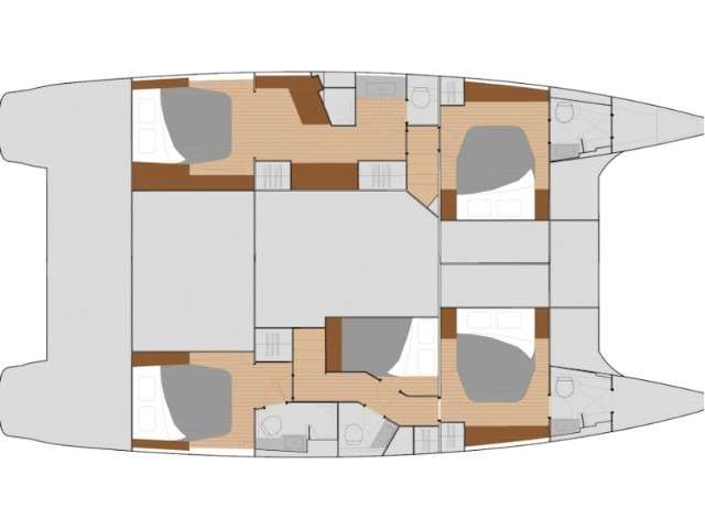 План яхты Saba 50