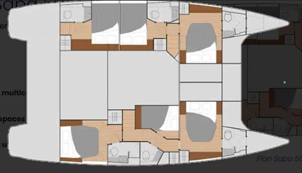 Plans du bateau Saba 50