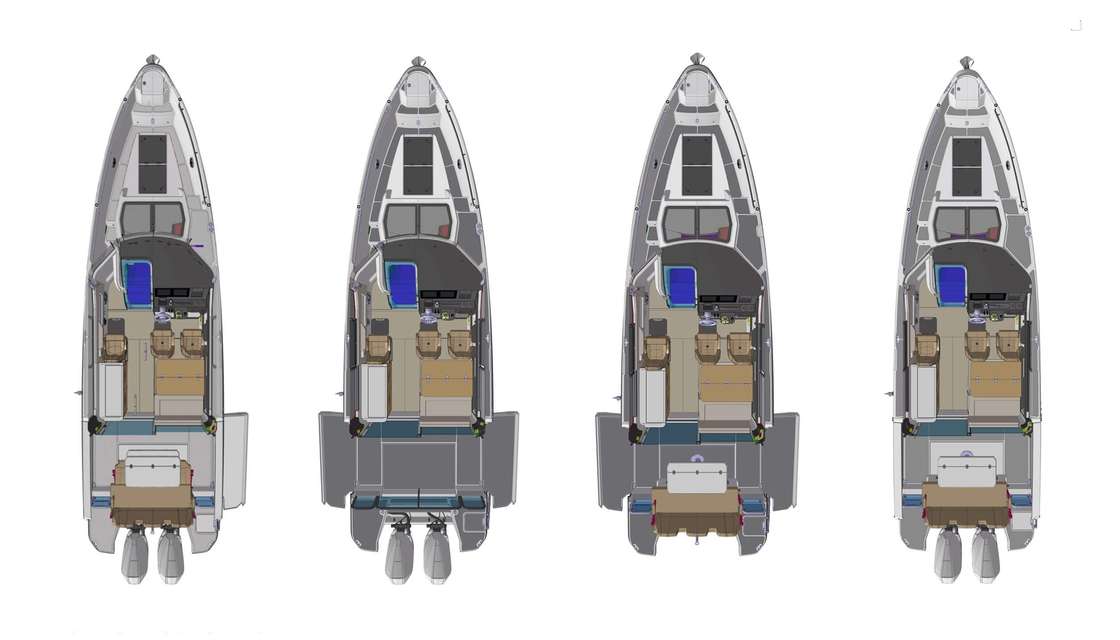 Bootslayouts Saxdor 320 GTO