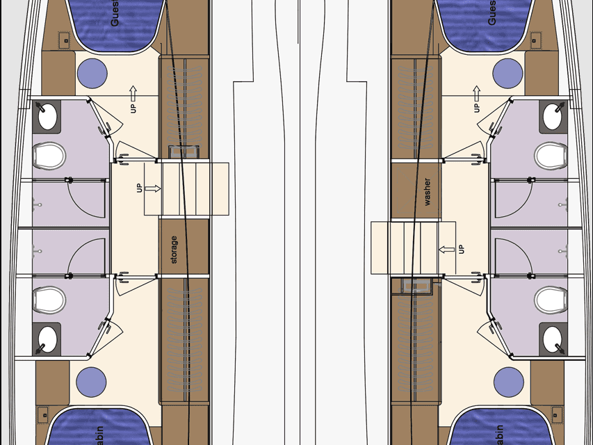 План яхты Seaview 50