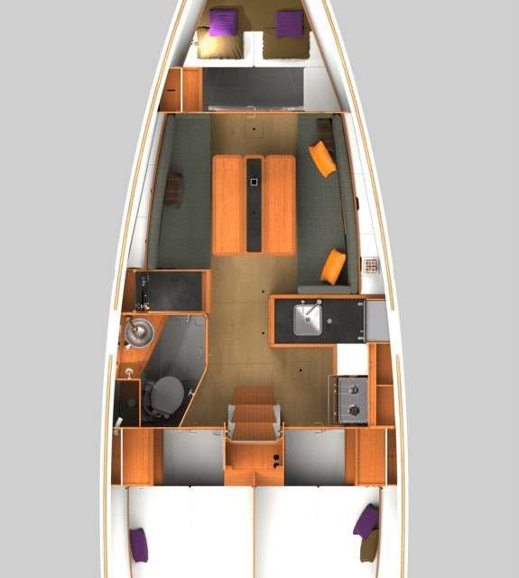 Układ Sun Odyssey 349