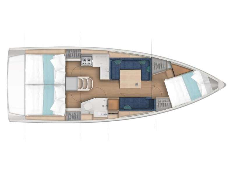 Bootslayouts Sun Odyssey 380