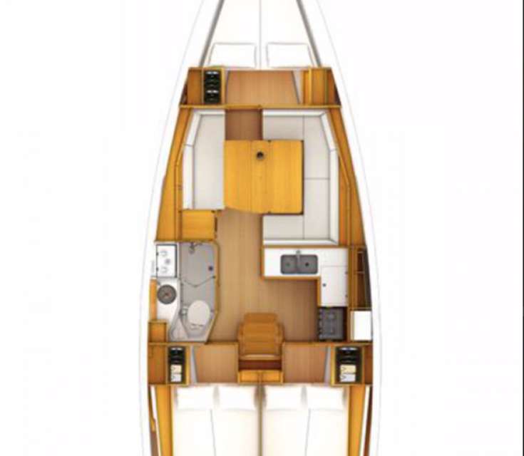 Plans du bateau Sun Odyssey 389