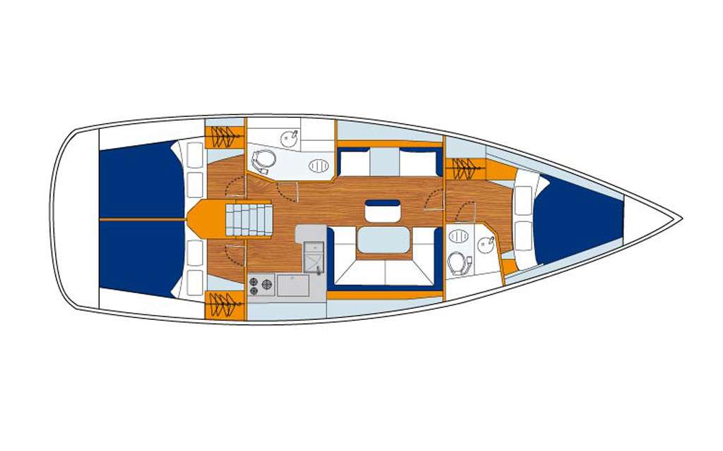 Bootslayouts Sun Odyssey 409