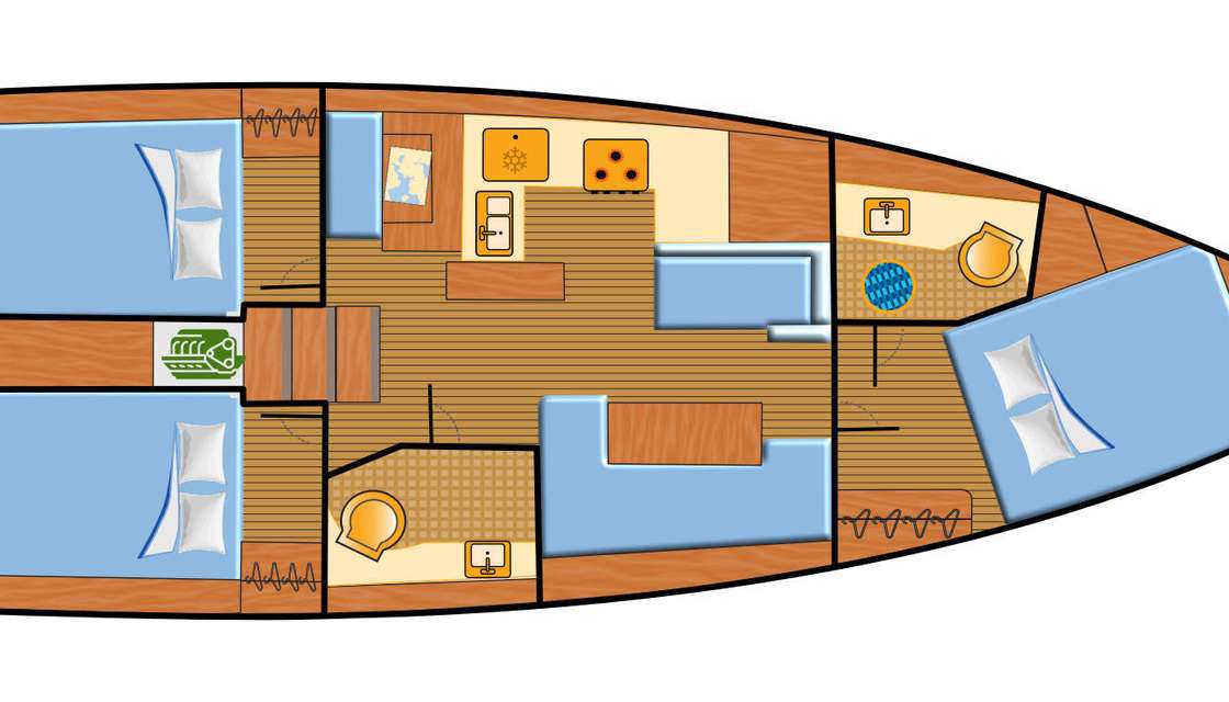Układ Sun Odyssey 410