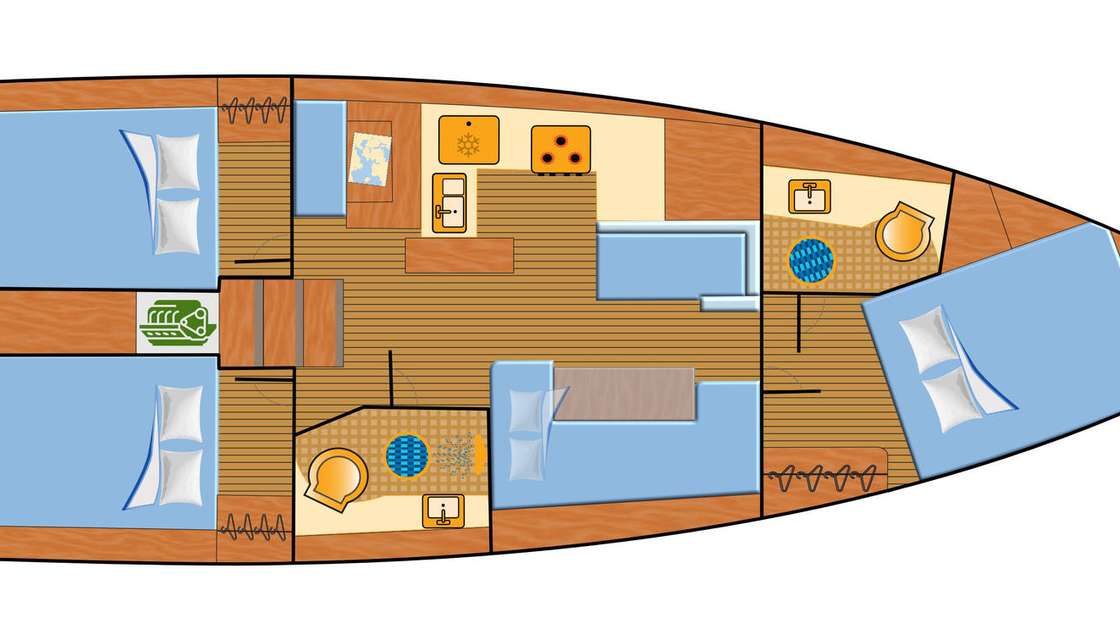 Układ Sun Odyssey 410