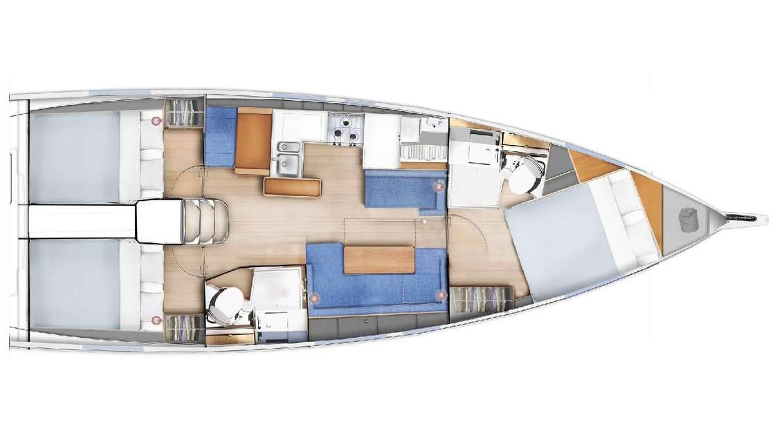 Układ Sun Odyssey 410