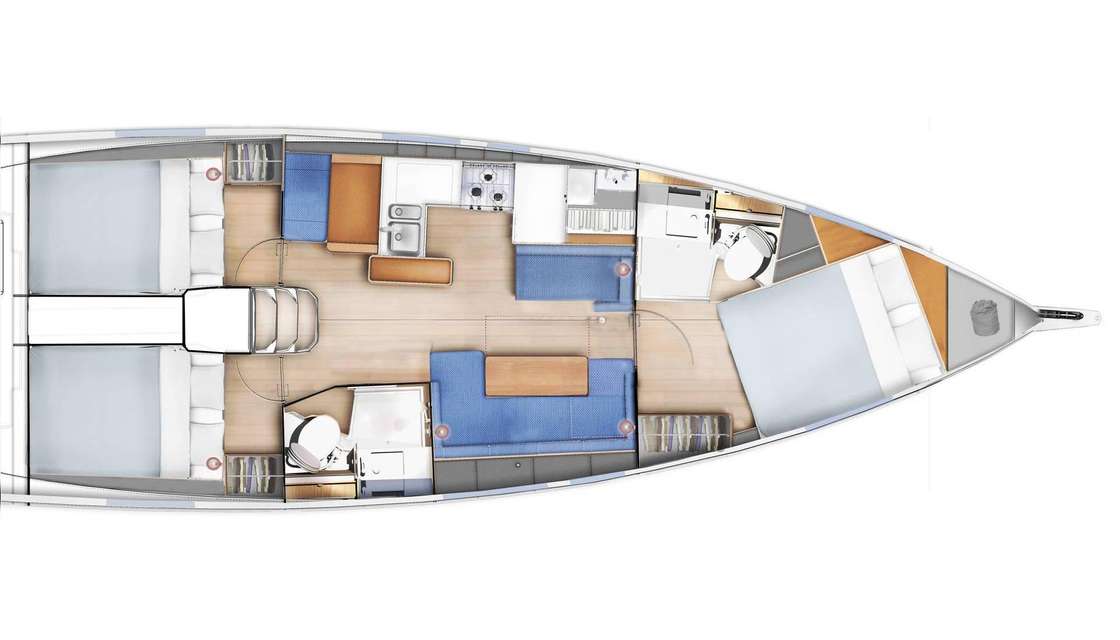 Bootslayouts Sun Odyssey 410