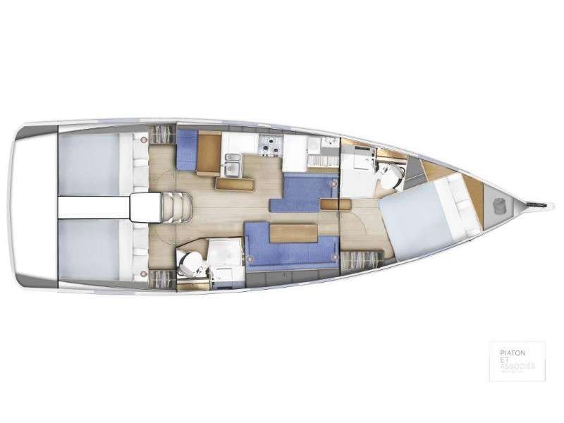 Bootslayouts Sun Odyssey 410