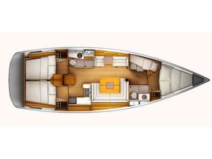 План яхты Sun Odyssey 439