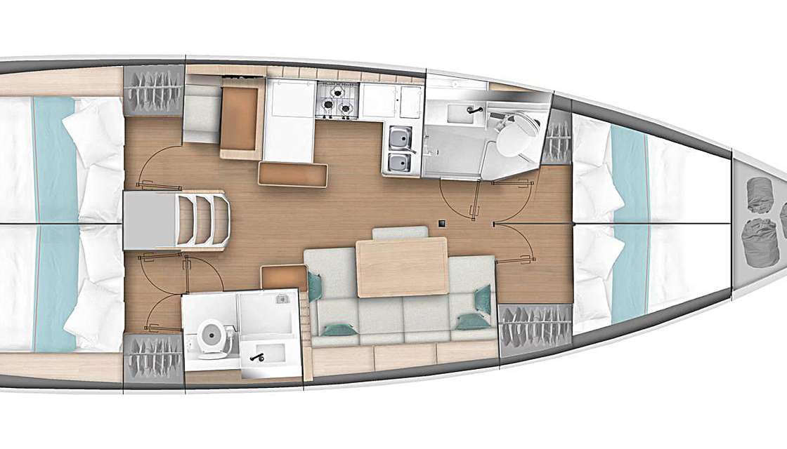 Układ Sun Odyssey 440