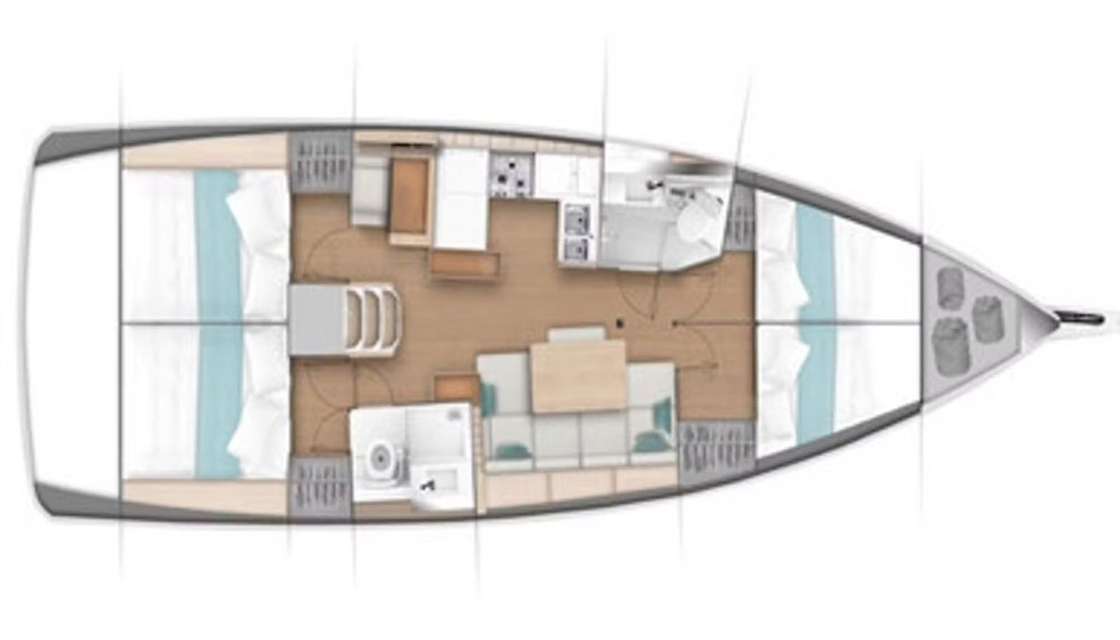 Bootslayouts Sun Odyssey 440