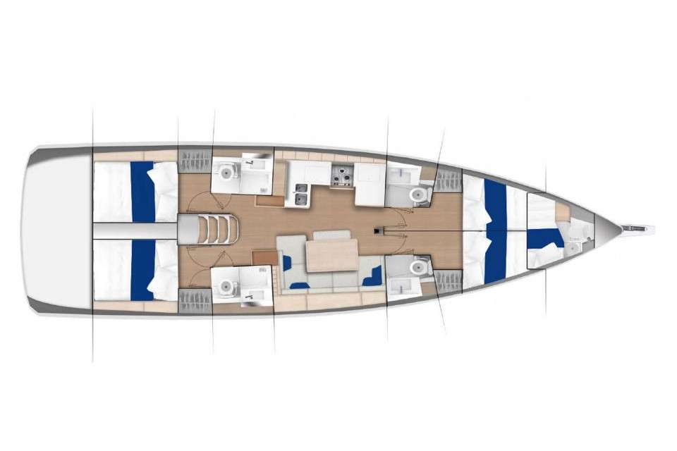 Układ Sun Odyssey 490