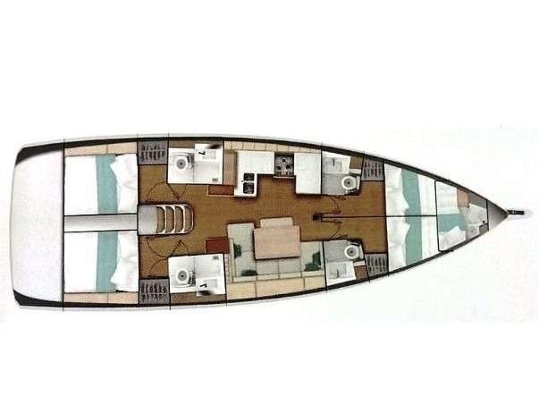 Bootslayouts Sun Odyssey 490