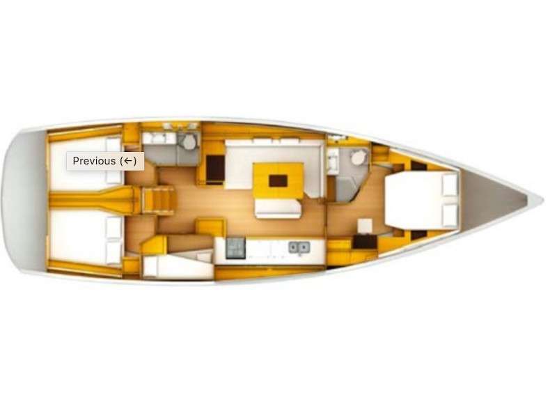Plans du bateau Sun Odyssey 509