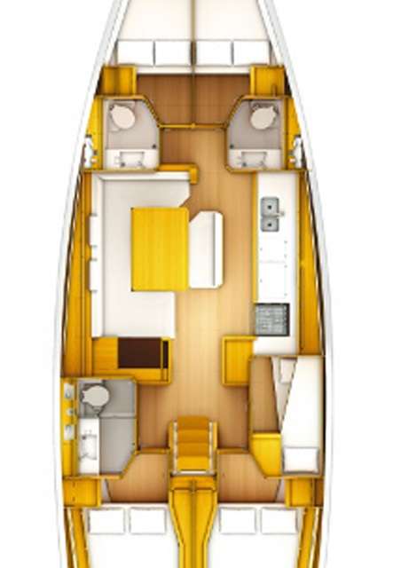 Plans du bateau Sun Odyssey 519
