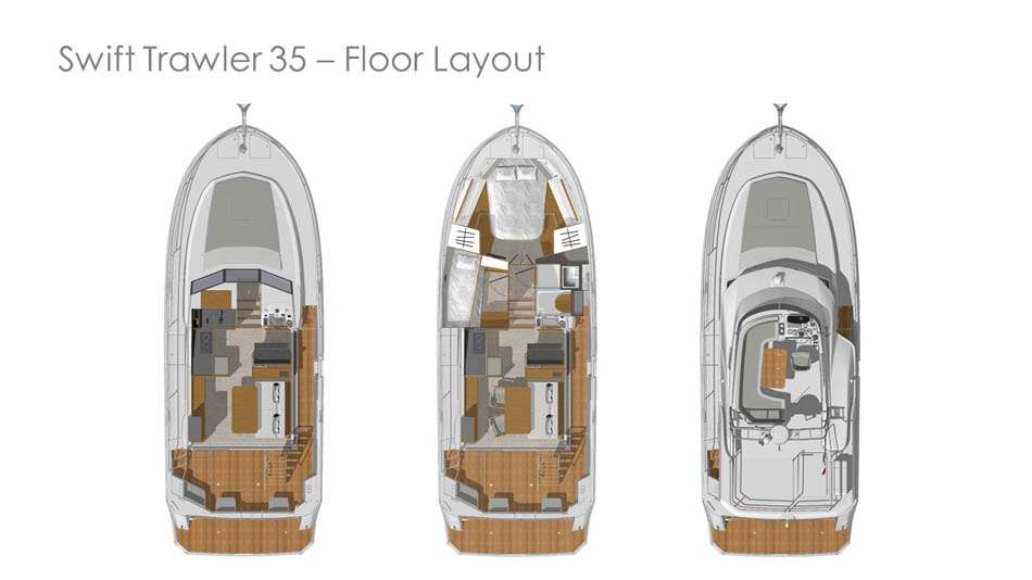 Bootslayouts Swift Trawler 35