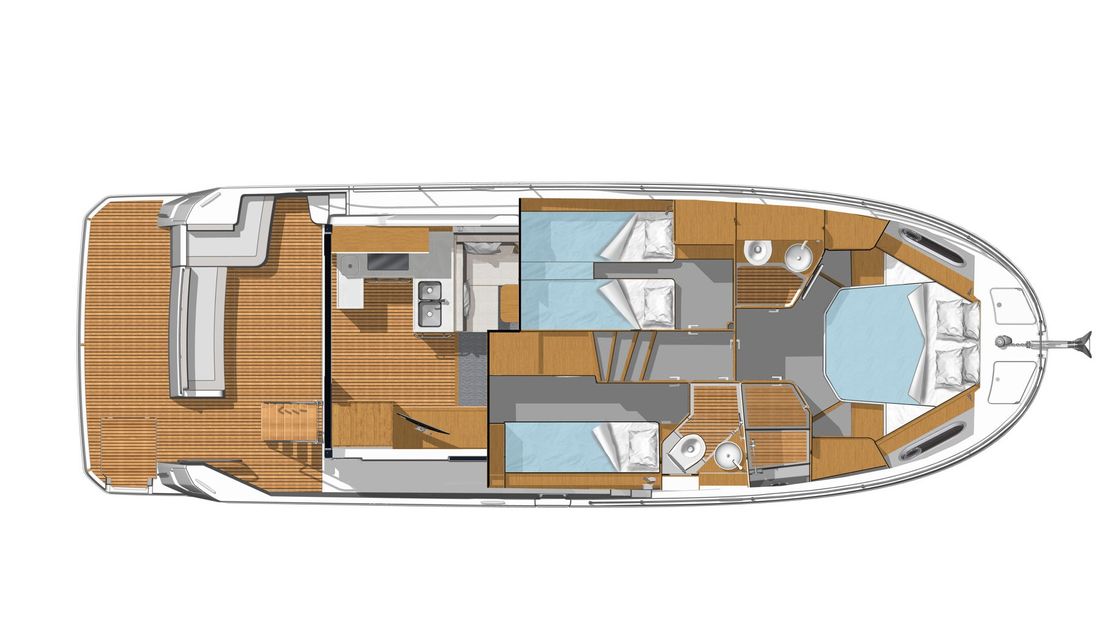 Bootslayouts Swift Trawler 41 Fly
