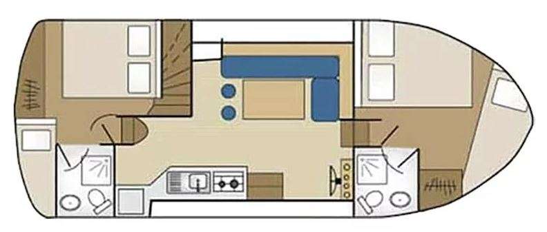 Plans du bateau Cruiser Premium 4/6 Pers