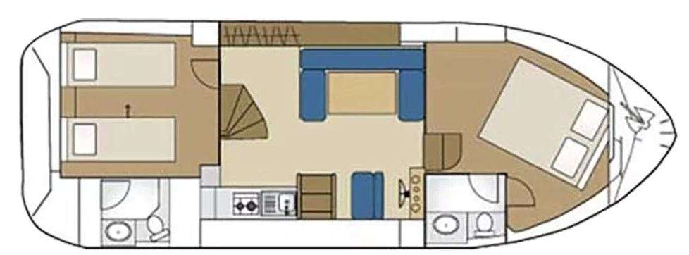 Plans du bateau Cruiser Premium+ 4/6 Pers
