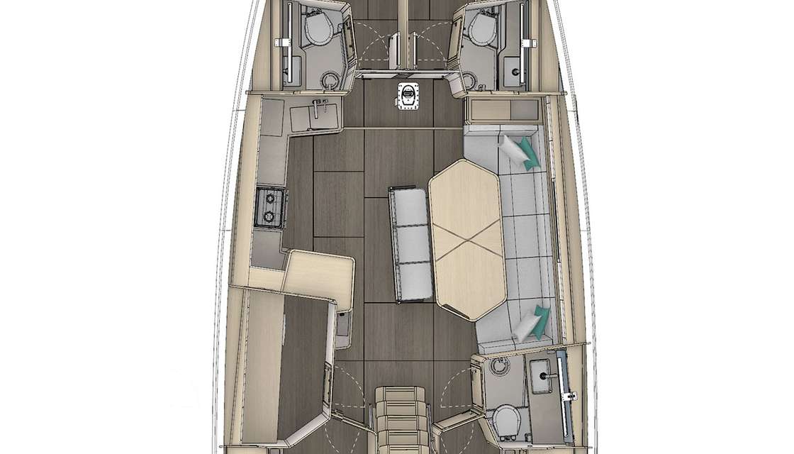 Bootslayouts Dufour 48