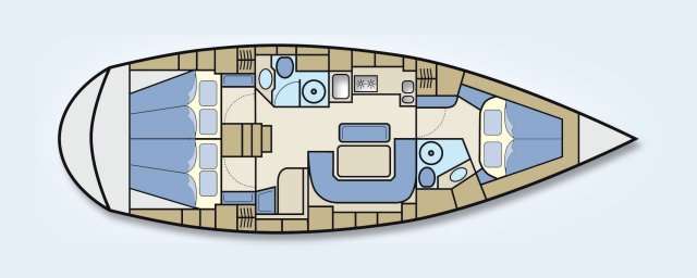 Plans du bateau Bavaria 42 Cruiser