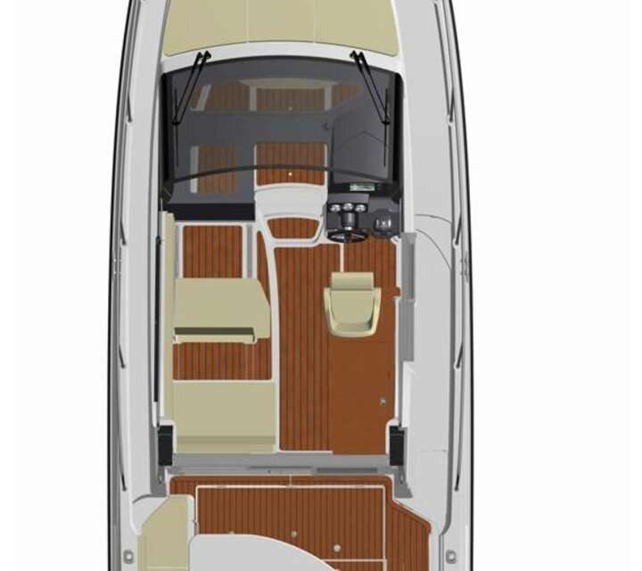 Layout of the boat Activ 855 Weekend