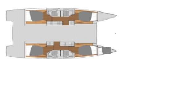 Distribución del barco Astrea 42