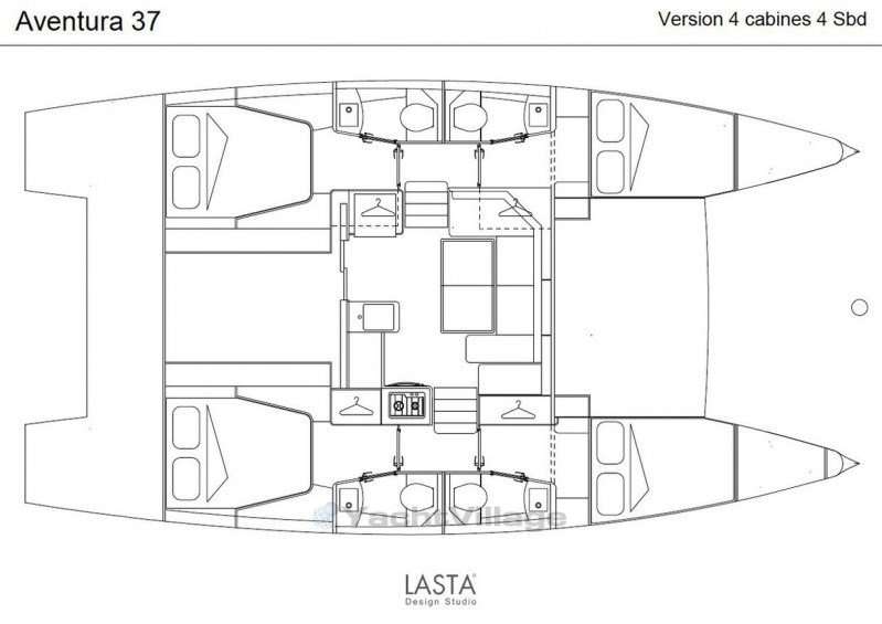 Plans du bateau Aventura 37