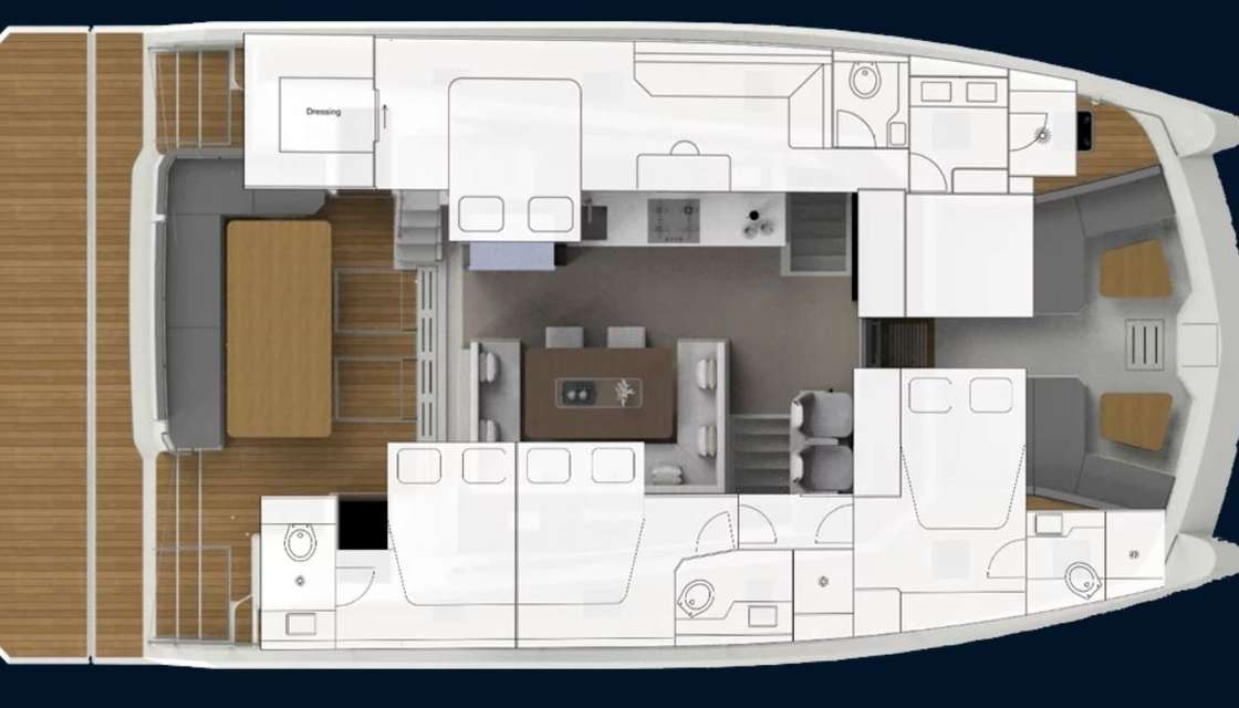 Plans du bateau Aventura 50 MY