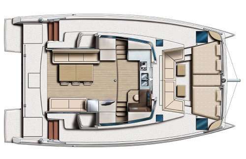 Distribución del barco Bali 4.0