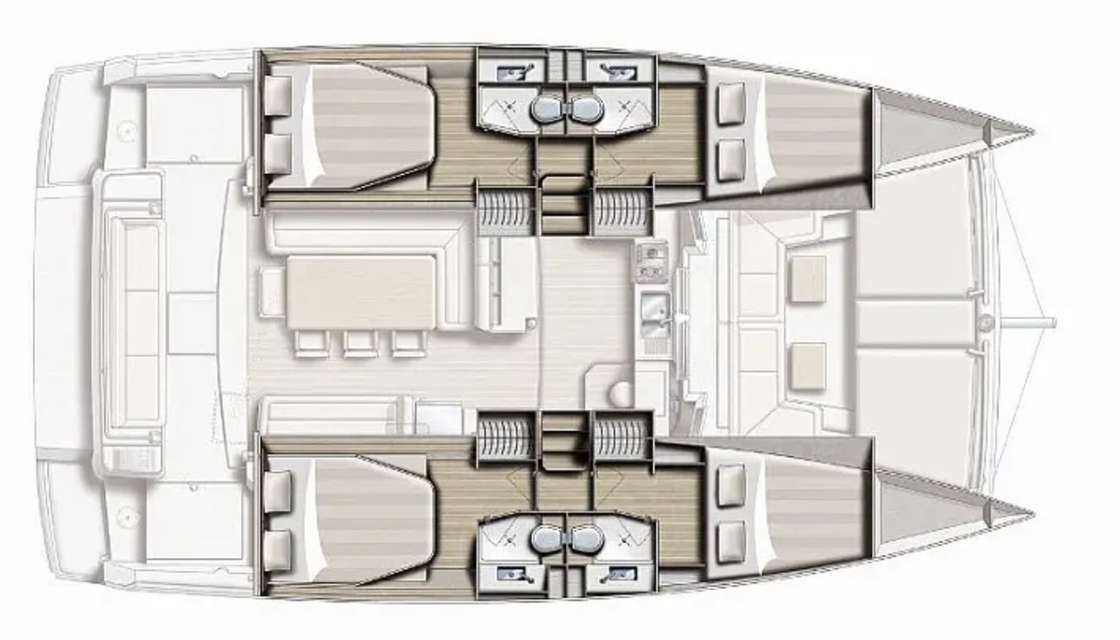 Plans du bateau Bali 4.1