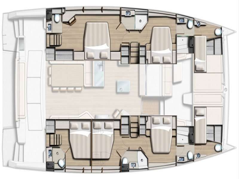 Plans du bateau Bali 5.4