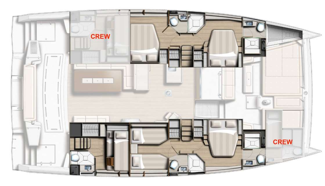 Plans du bateau Bali 5.4